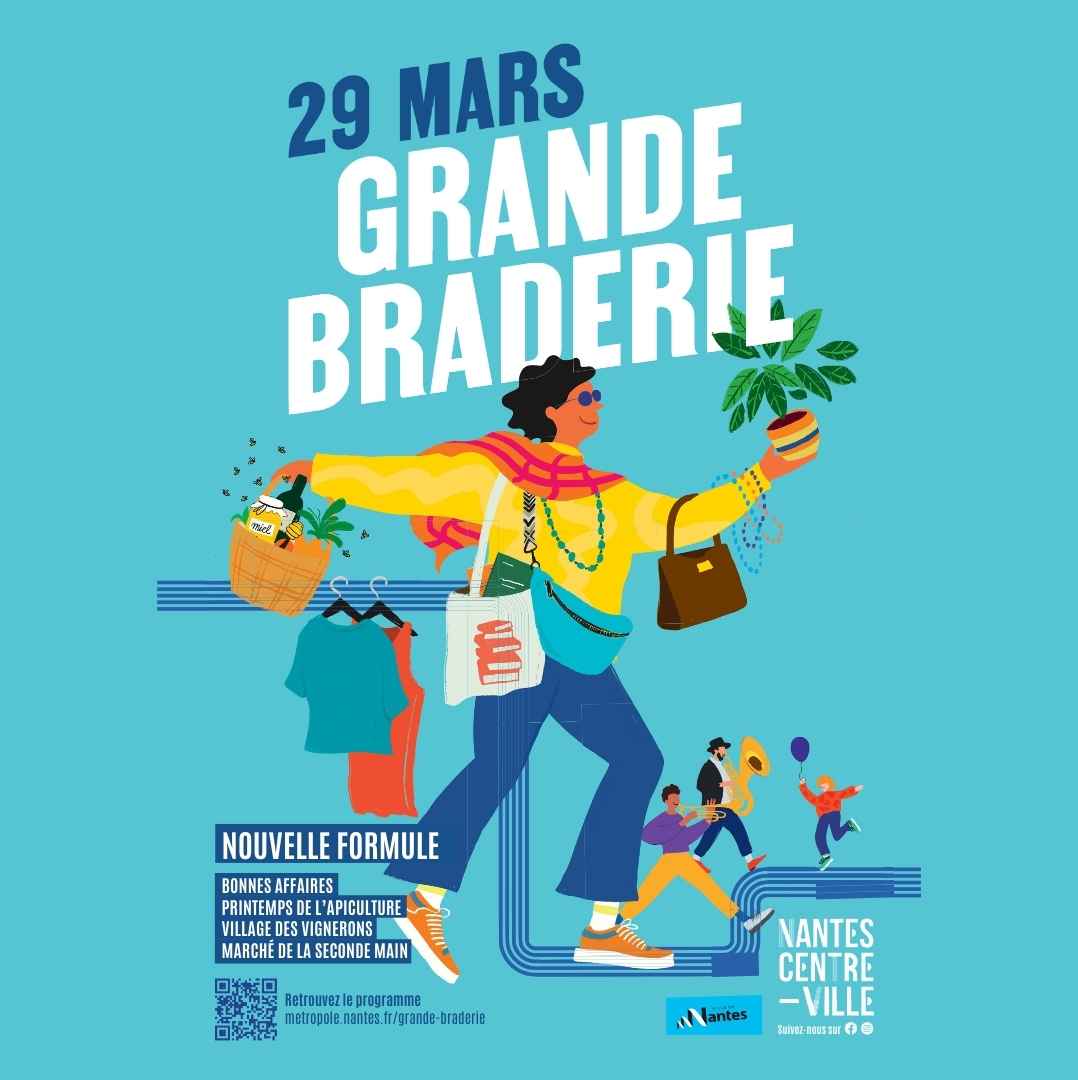 Braderie de Nantes : 23 Degré sur la Place Royale !