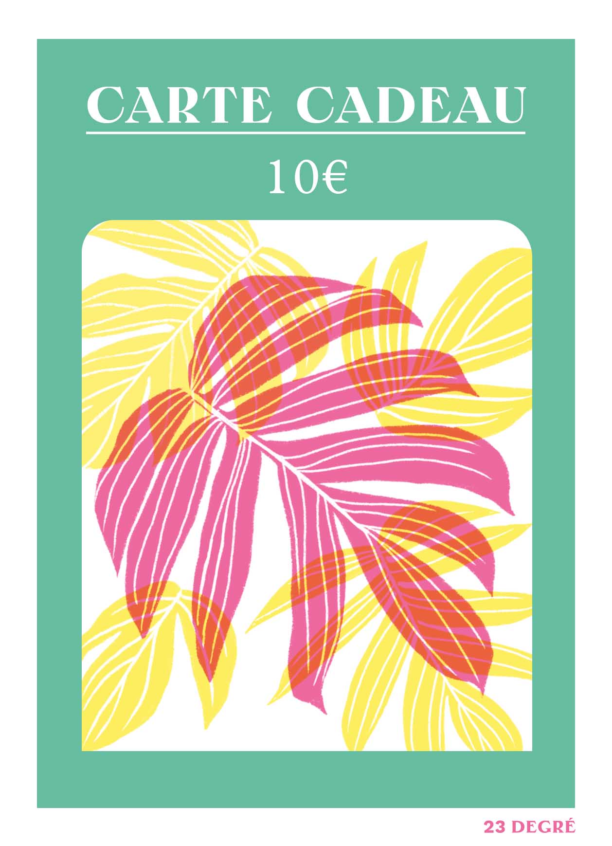 Carte Cadeau 23 Degré (7585912455321)