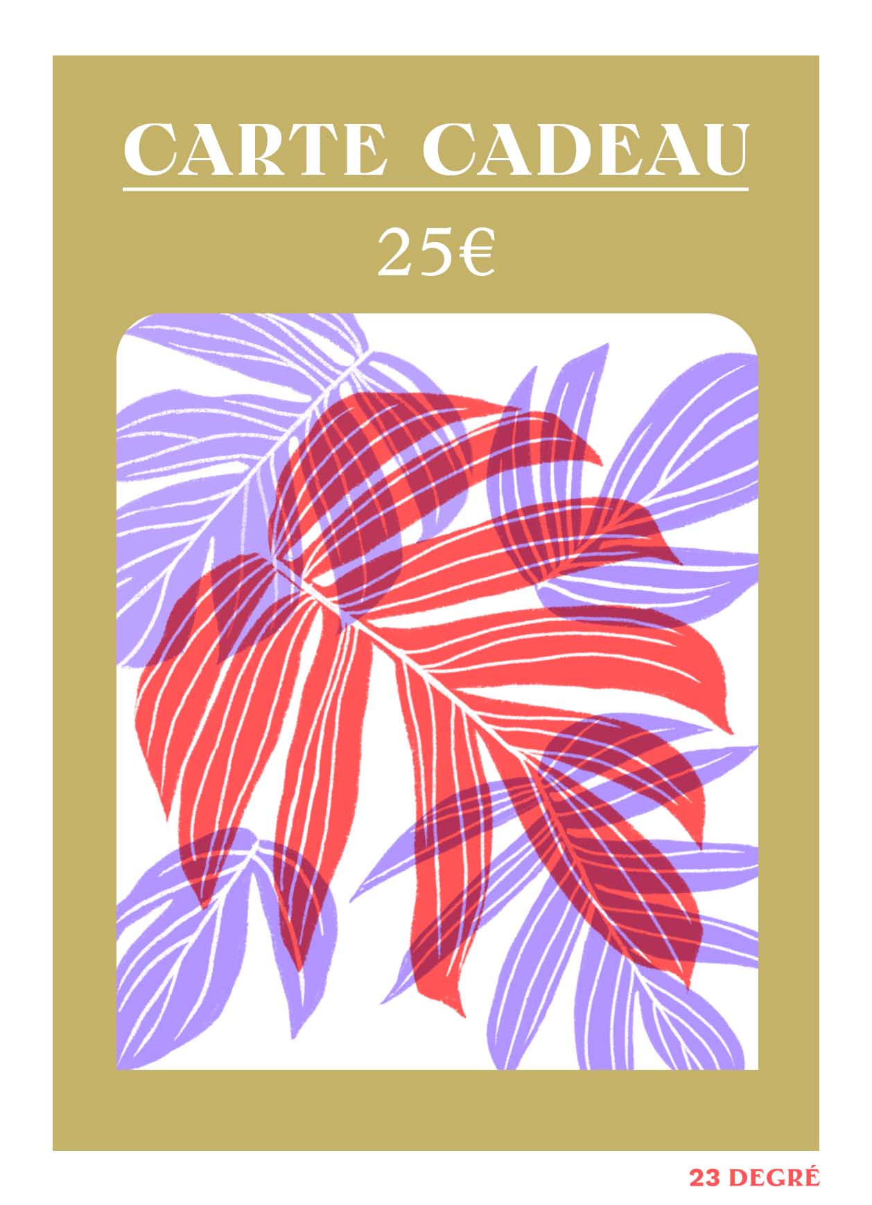 Carte Cadeau 23 Degré (7585912455321)